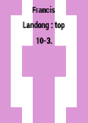 Francis Landong : top 10-3